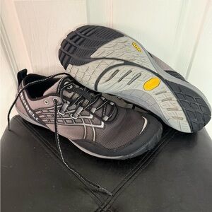 Merrell Trail Glove 2 Black and Silver Sneakers